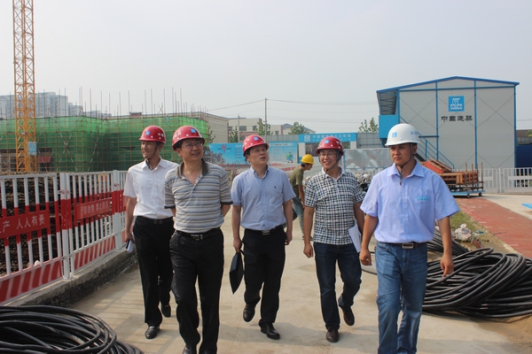 詹先豪、楊曉彬一行到濱湖項(xiàng)目指導(dǎo)工作