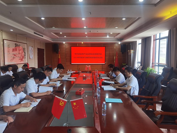 高廣飛督導徽鹽地產(chǎn)集團定遠項目黨支部組織生活會