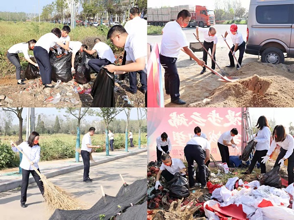 霍邱項(xiàng)目開(kāi)展“衛(wèi)生大掃除，黨員我先行”主題活動(dòng)