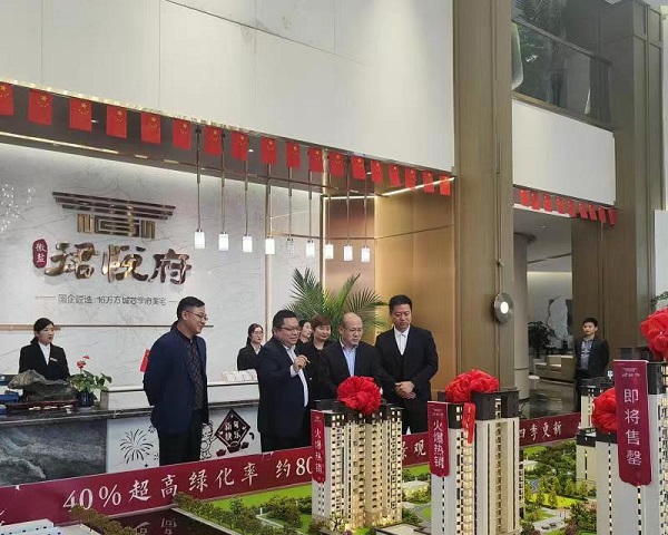 王晟率相關(guān)部門赴徽鹽地產(chǎn)集團(tuán)靈璧項(xiàng)目公司開(kāi)展條線化服務(wù)